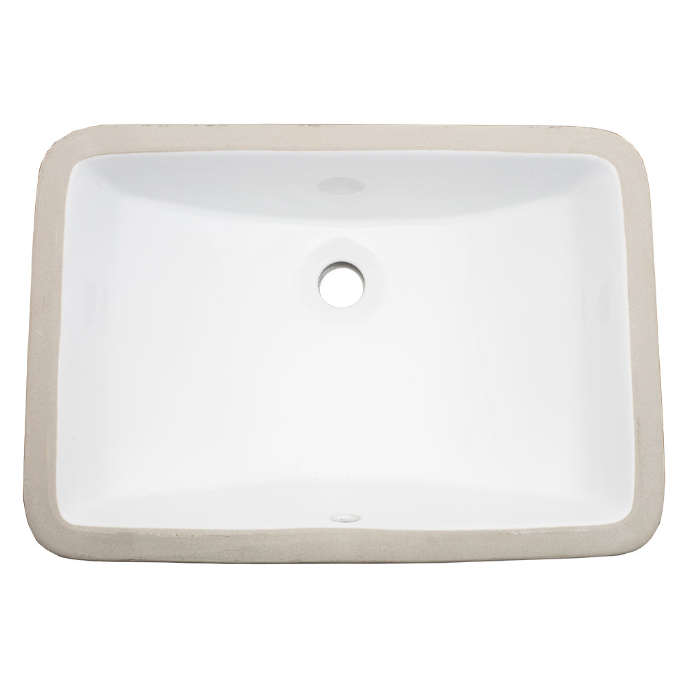 16x11 Porcelain White Undermount Sink
